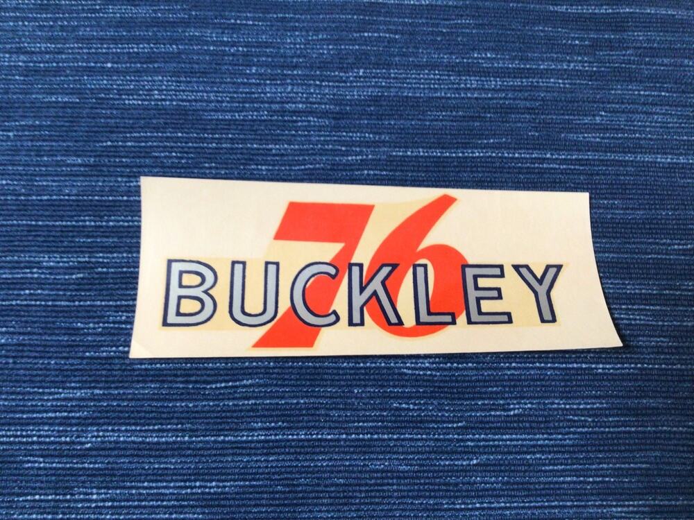 Vintage Union 76 Oil Buckley Washington Gas Station Water Decal Travel Souvenir
